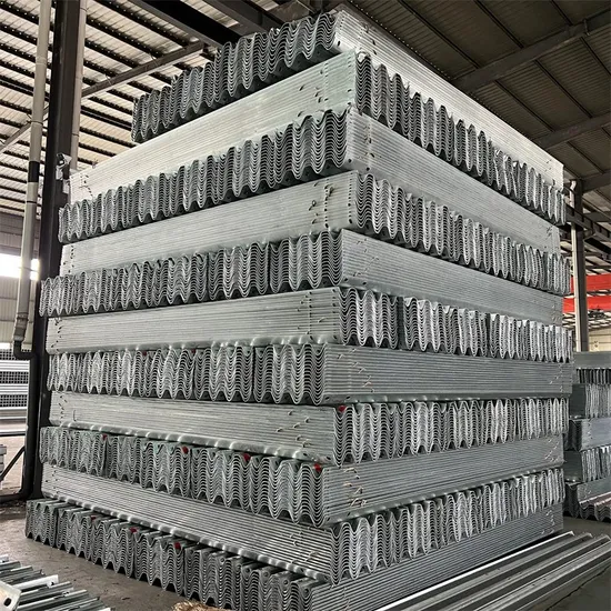 CE Standard Aashto M180 Hot Dippped Galvanized Q235B Q345B Steel W Beam Thire Beam Highway Guardrail Crash Barrier for Sale 