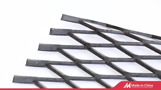 Premium Galvanized Carbon Steel Expanded Metal Mesh Panels 