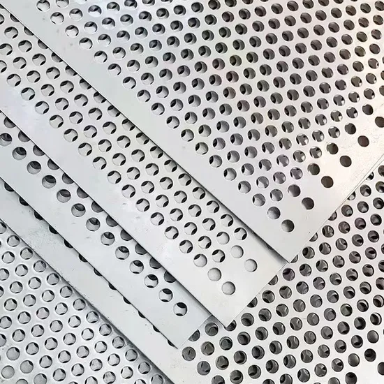 Perforated Metal Sheet Round Hole Perforated Metal Mesh Perforated Sheet Punching Hole Mesh 