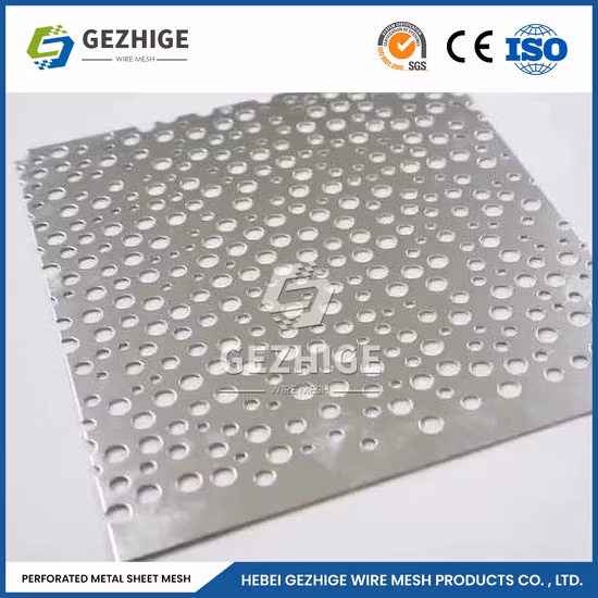 Gezhige 10mm Round Hole Perforated Aluminium Mesh Sheet Manufacturers Hot