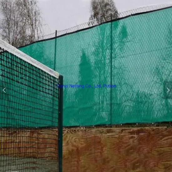 HDPE 145GSM Green Color Fence Net, Protective Net, Wind Dust Netting 