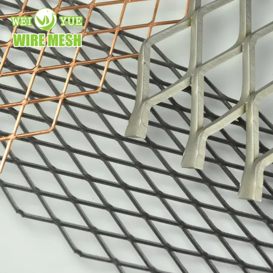 Diamond Hole Stretched Electrode Mesh Sheet Net/ Micron Expanded Metal Mesh for Electrolysis 