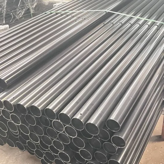 Powder Coated Seamless Steel Pipe Metal Tube Chain Link Fence Post 