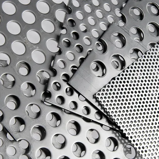 304 316 Stainless Steel Perforated Round Hole Mesh Sheet Punching Metal Mesh 