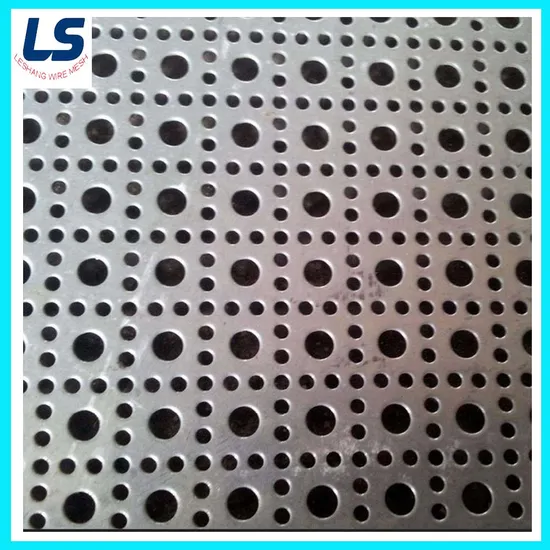 Anping Factory Square Hole Perforated Metal Piece/ Round Hole Perforated Metal Type/ Hole Punching Wire Mesh 