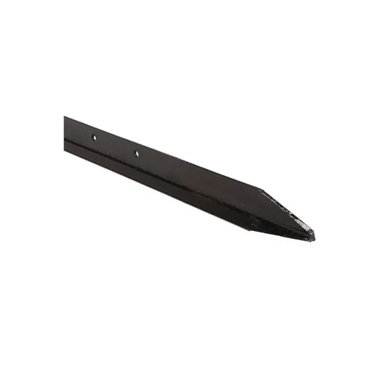 Black Painted Metal Fence Post Y Post for Cattle Fence Easily Assembled 