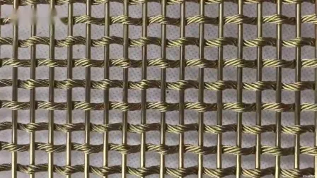 Decorative Wire Mesh for Glass Laminated Interior Design 