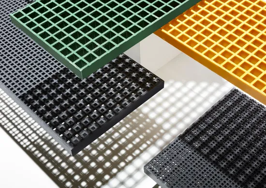 Standard Mesh Soild Grates GRP/FRP Floor Molded Grating 